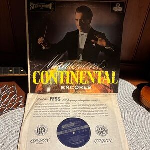 Mantovani Continental Encores Vinyl Record